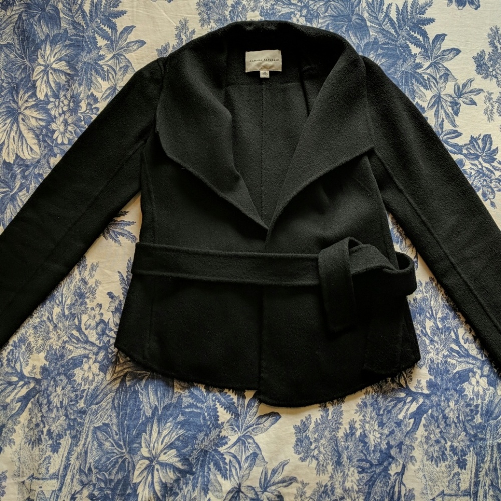 Double face wool jacket